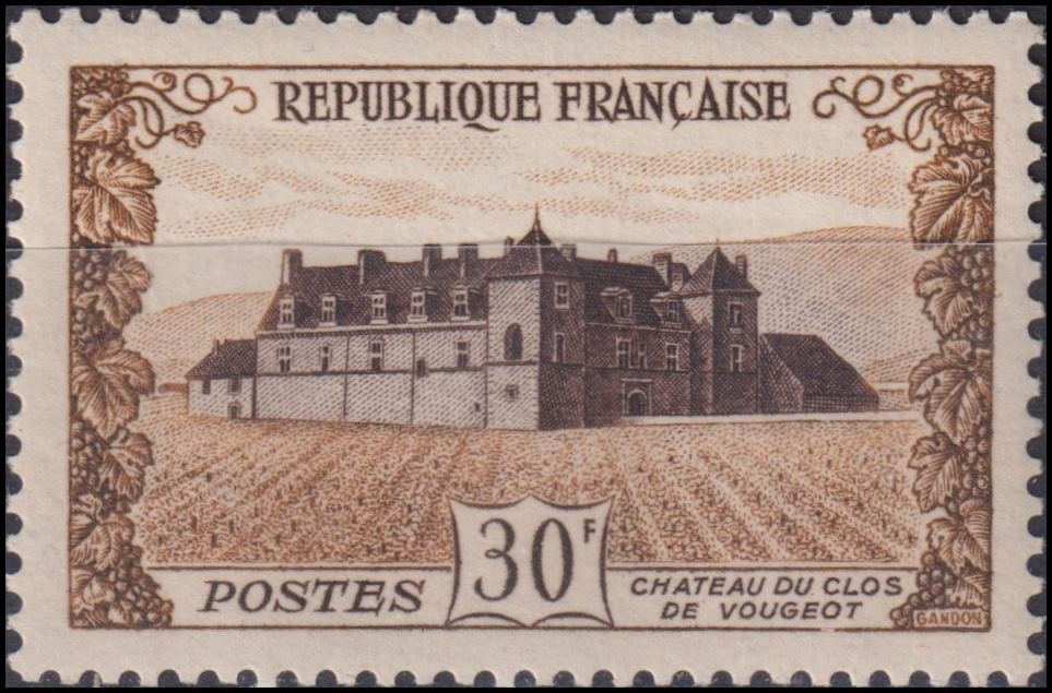 Timbre France 1951 n° 913 – Château du Clos de Vougeot