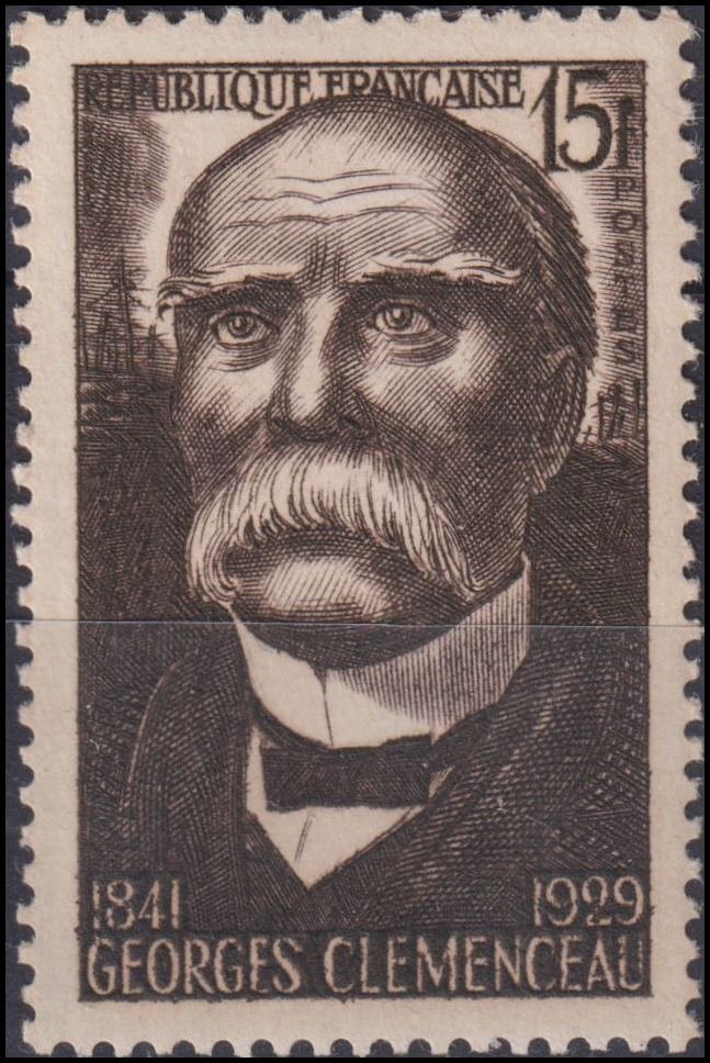 Timbre France 1951 n° 917 – Georges Clemenceau