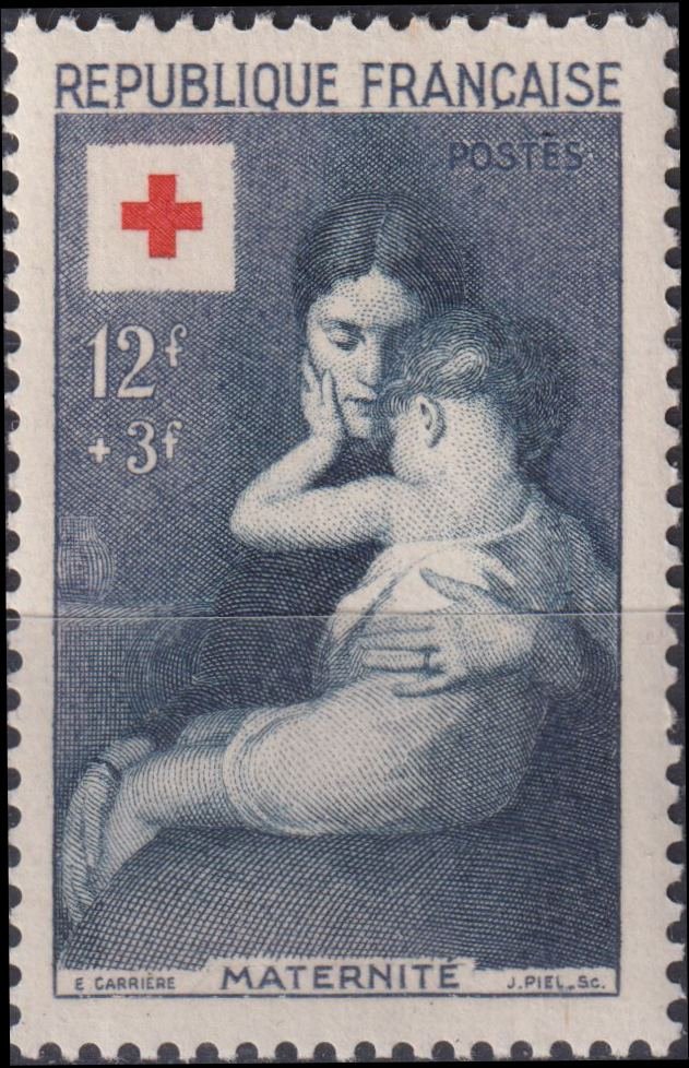 Timbre France 1954 n° 1006 – Maternité
