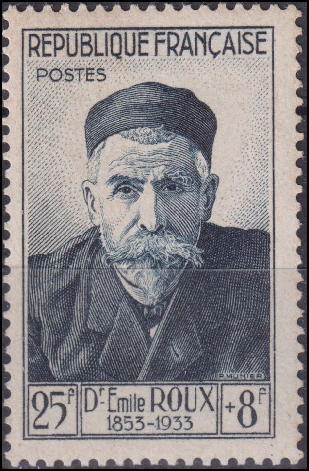 Timbre France 1954 n° 993 – Emile Roux (1853-1933)