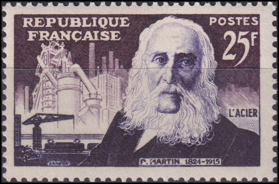 Timbre France 1955 n° 1016 – Pierre Martin